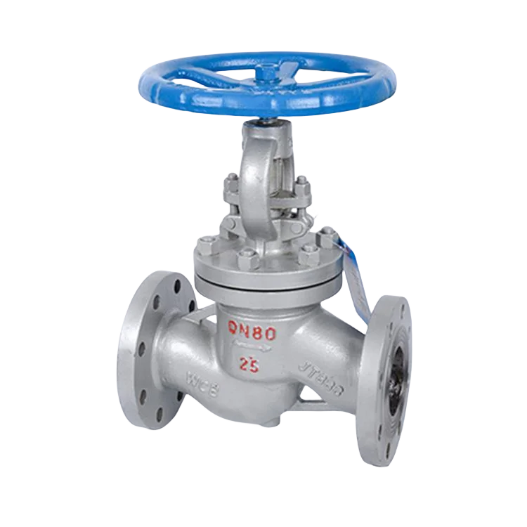 Bellows Seal Flanged Globe Valves High Pressure Cast Steel Globe Valve