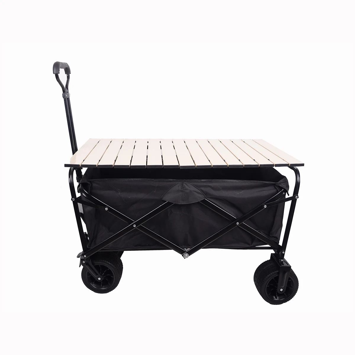 Baby Wagon Stroller Beach Trolley Cart Camping Folding Wagon Picnic Shopping Wagon Stroller Garden Carts with table