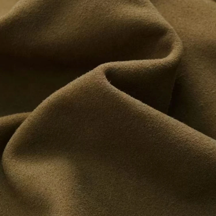 70% Cow Leather Percentage Factory Supply Leather Factory High Quality Suede Pu Leather Suede Leather Fabric Materials For Shoes