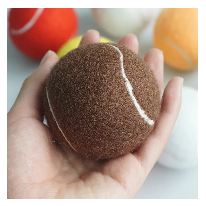 Custom custom pink blue black printed color toy brown orange ball Pet