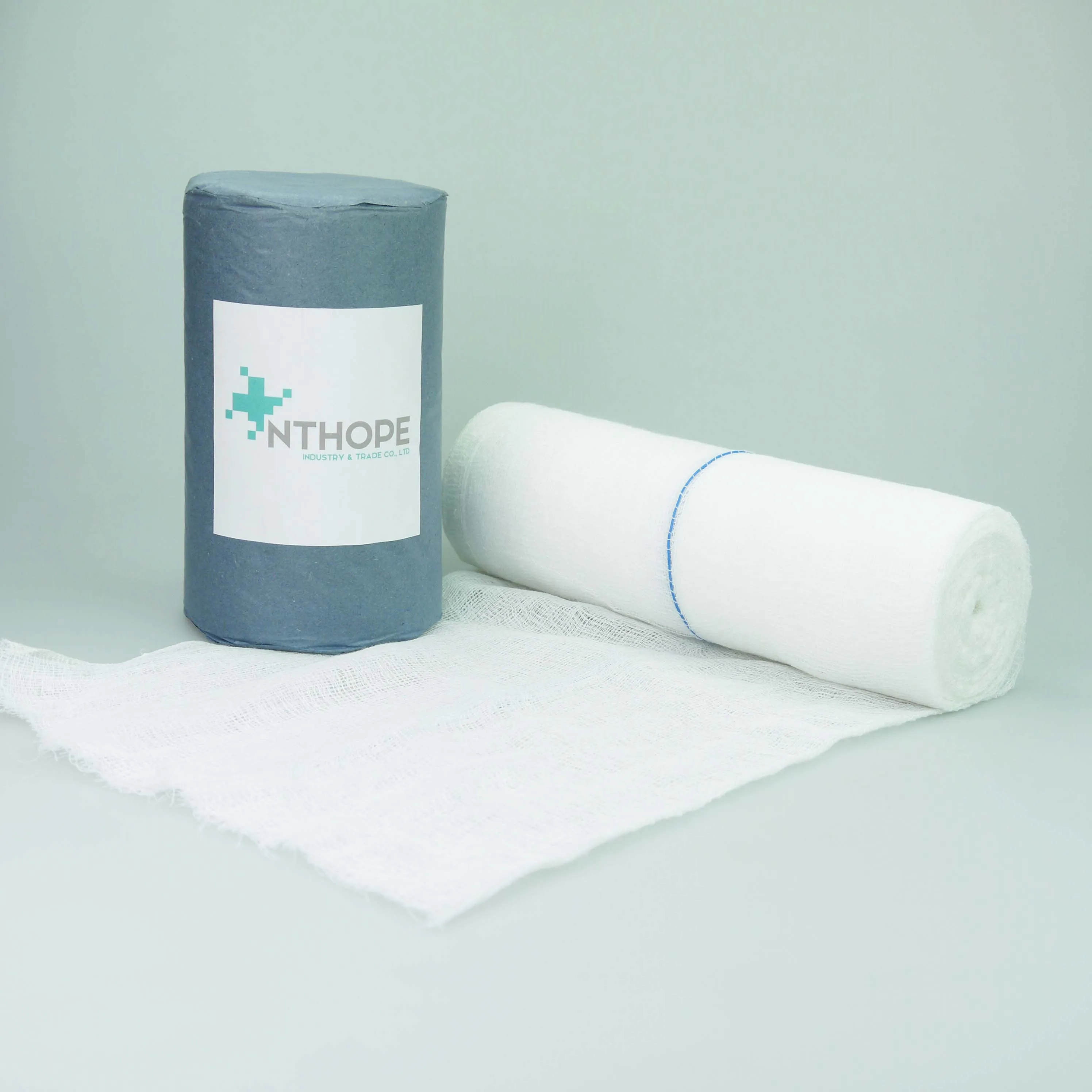 High quality bleached white gauze roll 90cm* 90m with X ray detectable