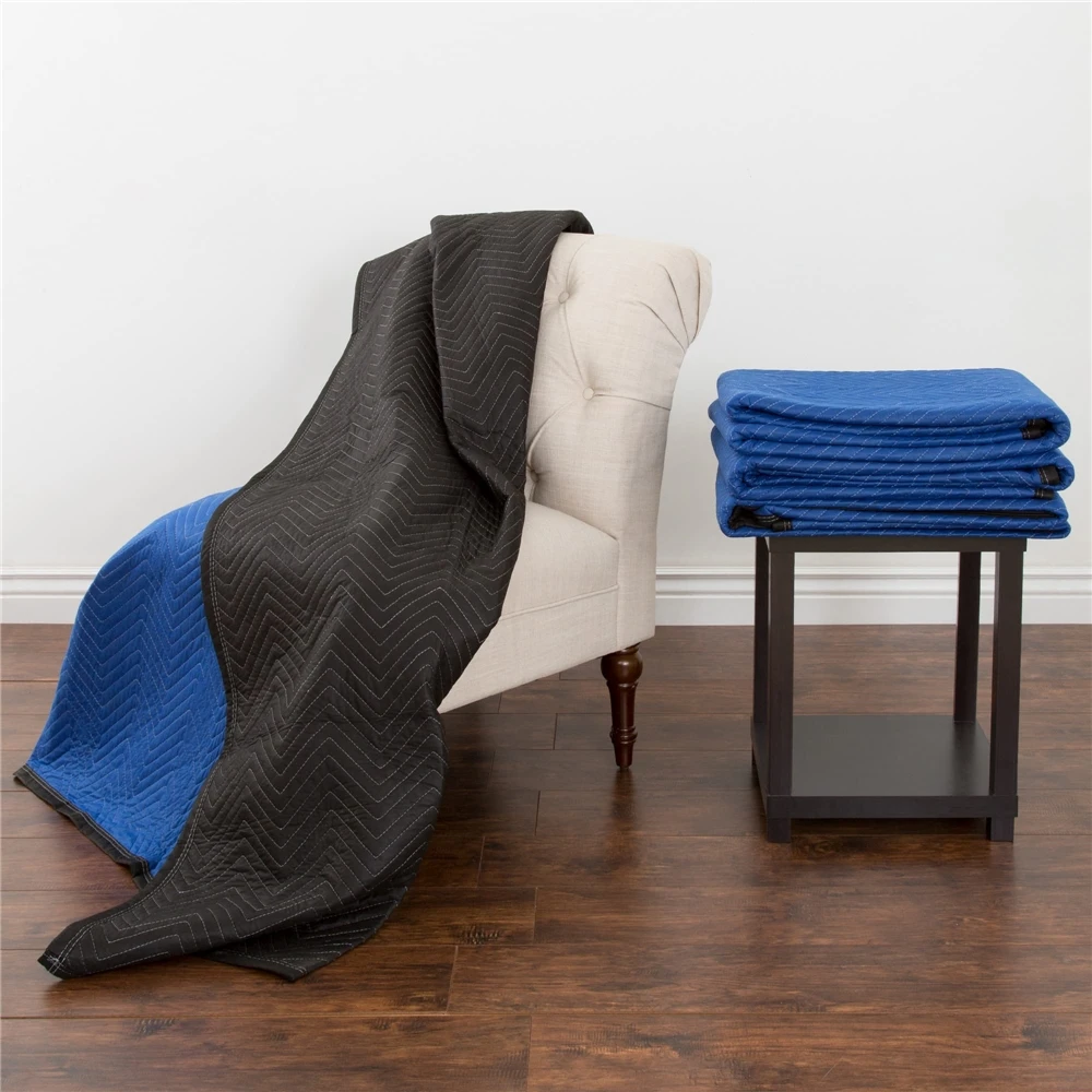 Multifunctional flame retardant recycle cotton filling nonwoven moving Moving blanket for wholesales