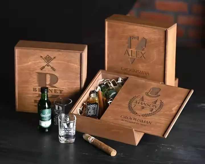 Factory Wholesale Wooden Box Cigar Humior Price