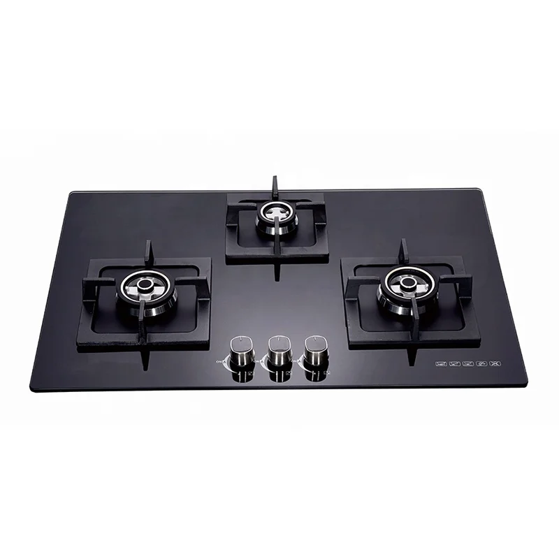 Hot Sale Black Colored S.S 2 Burner Gas Cooking Range In Pakistan India
