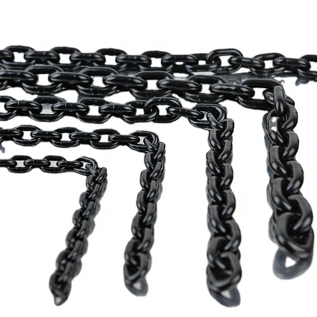 20Mn2 G80 G100 Chain Slings for Lifting  Lifting Chain Sling Lifting Chains with Hooks Manufacture