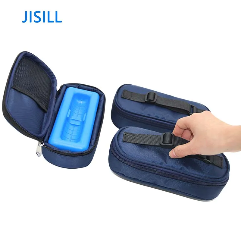 Insulin Travel Cooler Bag, Diabetic Organizer Medical Case With Ice Pack - Travel Kits Medical Cooler