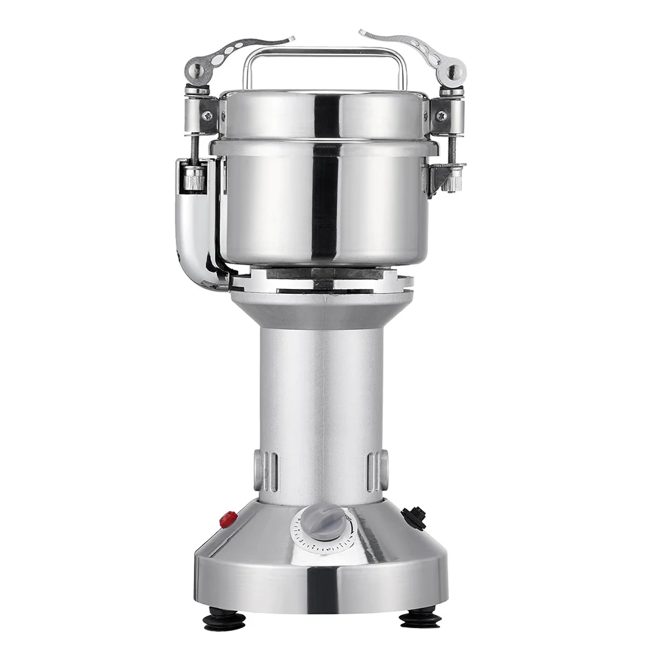HR03A Commercial Electric Spice Grinders, 150g Capacity Stainless Steel Powder Machine for Dry Herbs, Grains, Spices, Cereals
