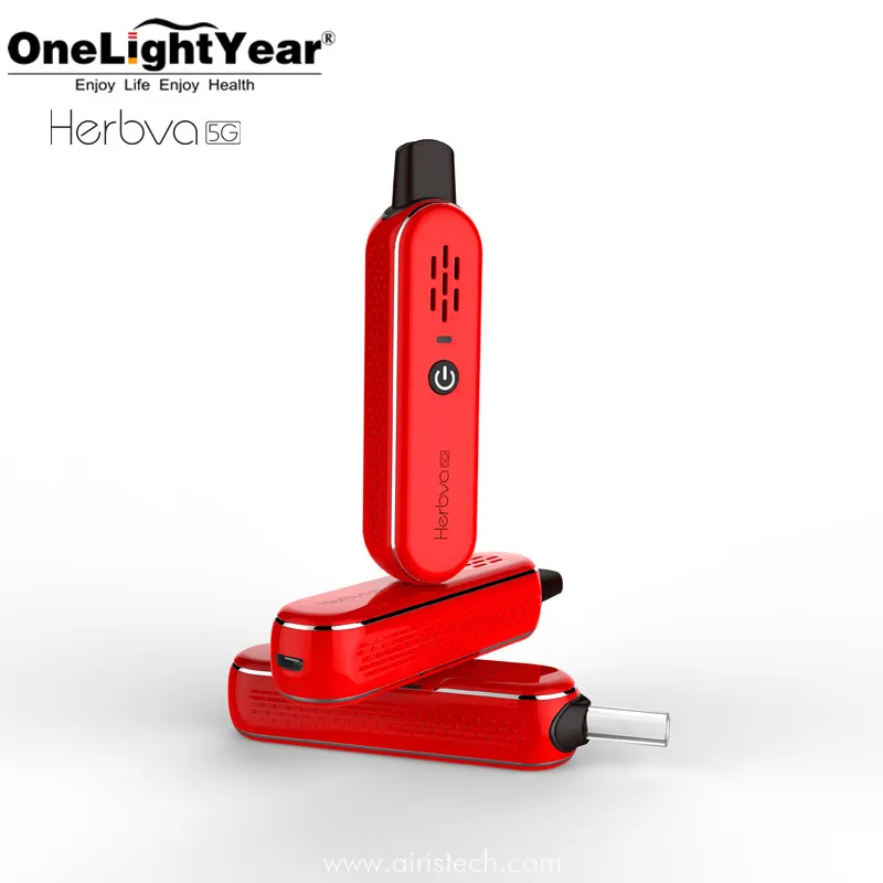 
DHL Shipping Airis Herbva 5G Dry Herb Vaporizer Vape Pen 1100Mah Ceramic Chamber from one light year 