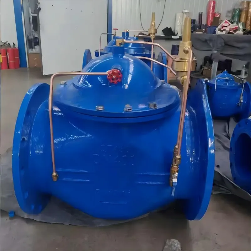 Упругий чугунный фланцевый клапан сброса давления диафрагмы сиденья