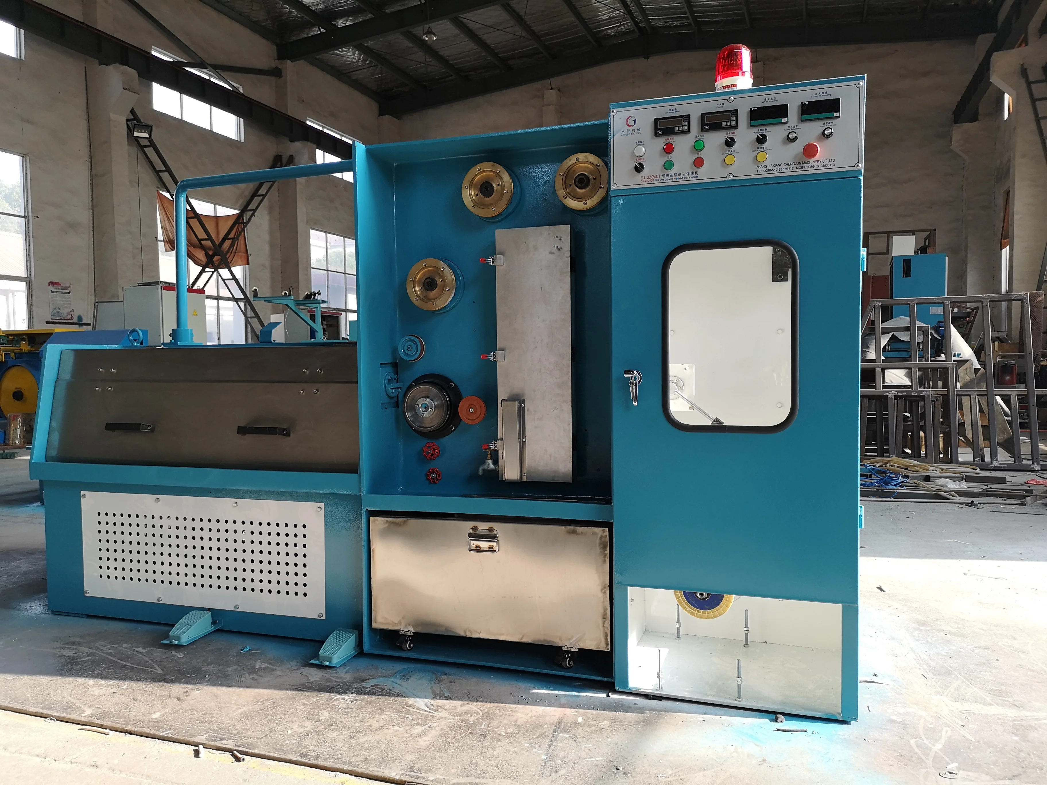 cable machine 14DT drawing cca wire drawing machine plant