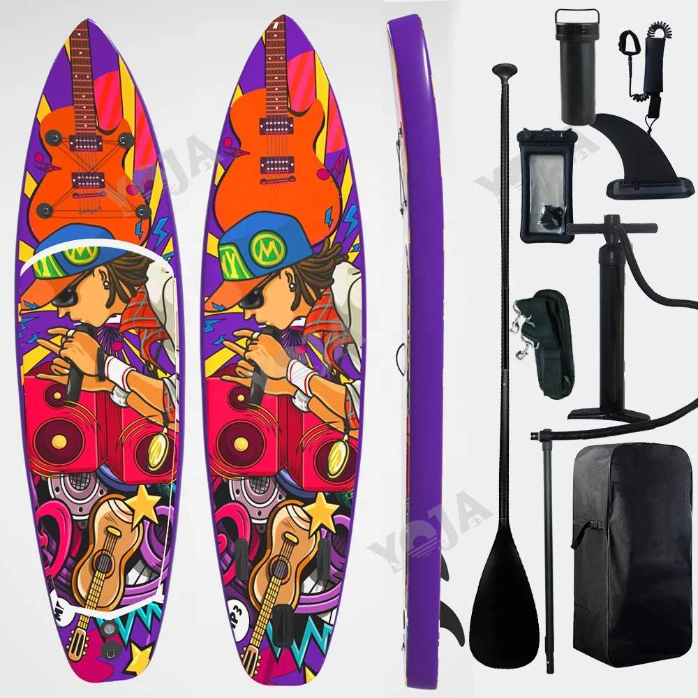 2022 PVC surf paddle board Outdoor competition wakeboard SUP surfboard Stand-up paddle board water inflatable paddle board