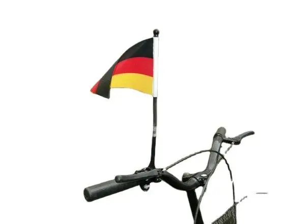 Wholesale Outdoor Team Cycling Germany Flag Bicycle Children Safety Bike Flag for Outdoor