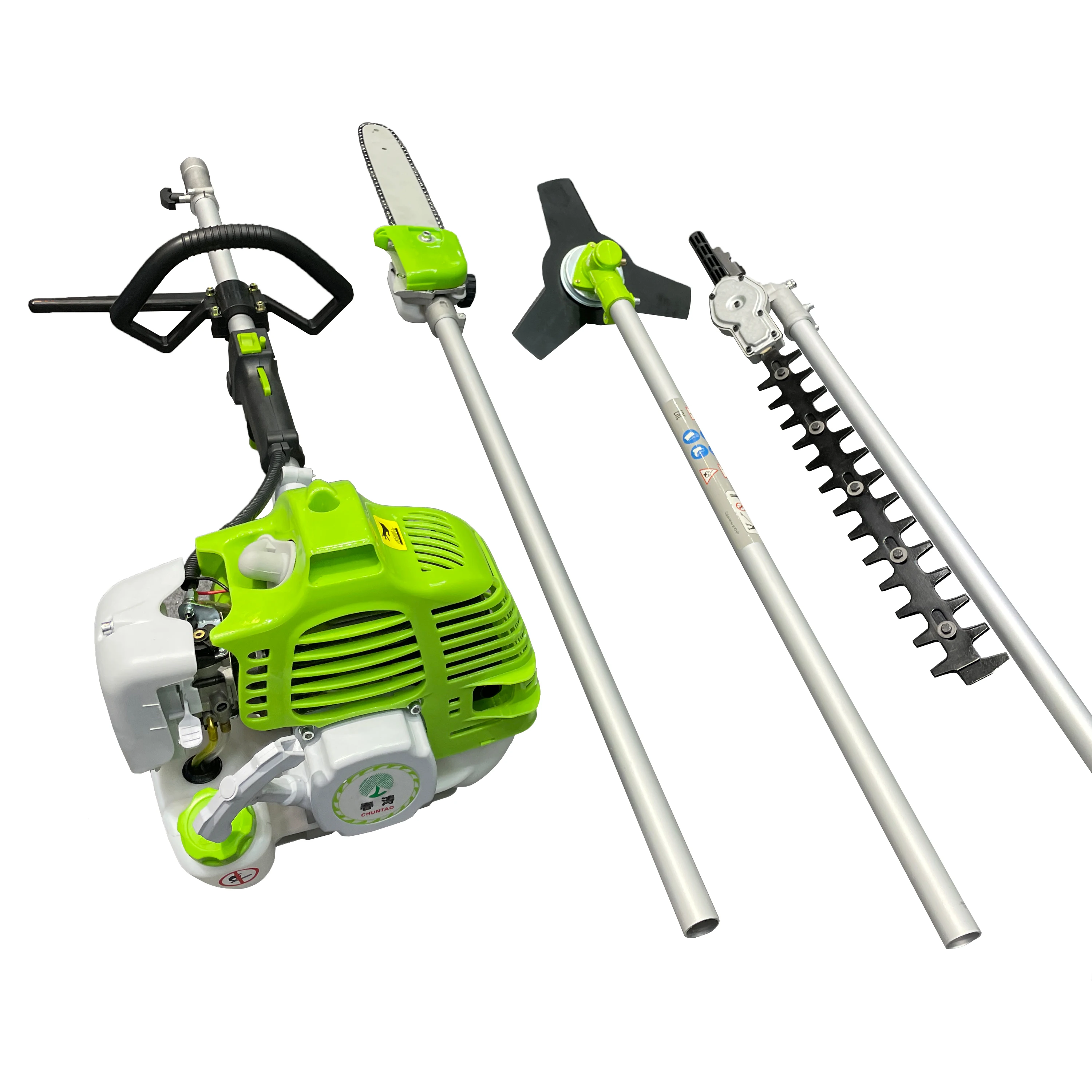 New 4 in 1 Multi Function Tools Set Brush Cutter Hedge Trimmer Side Pack Wood Cutting Chainsaw Machine