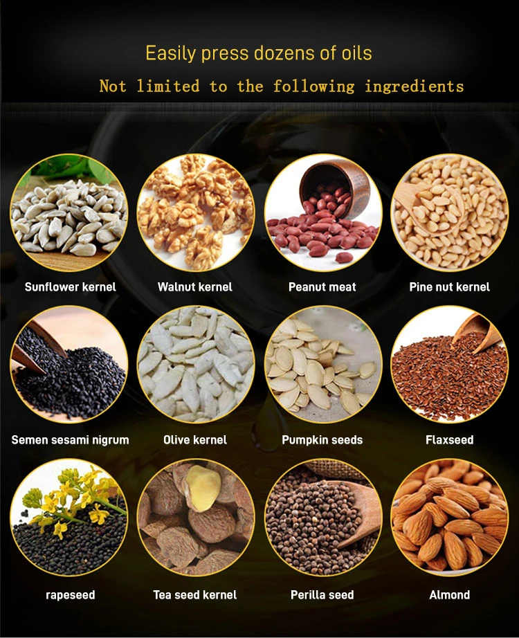 Jerrate home cold press oil machine hemp oil expeller pressing machine