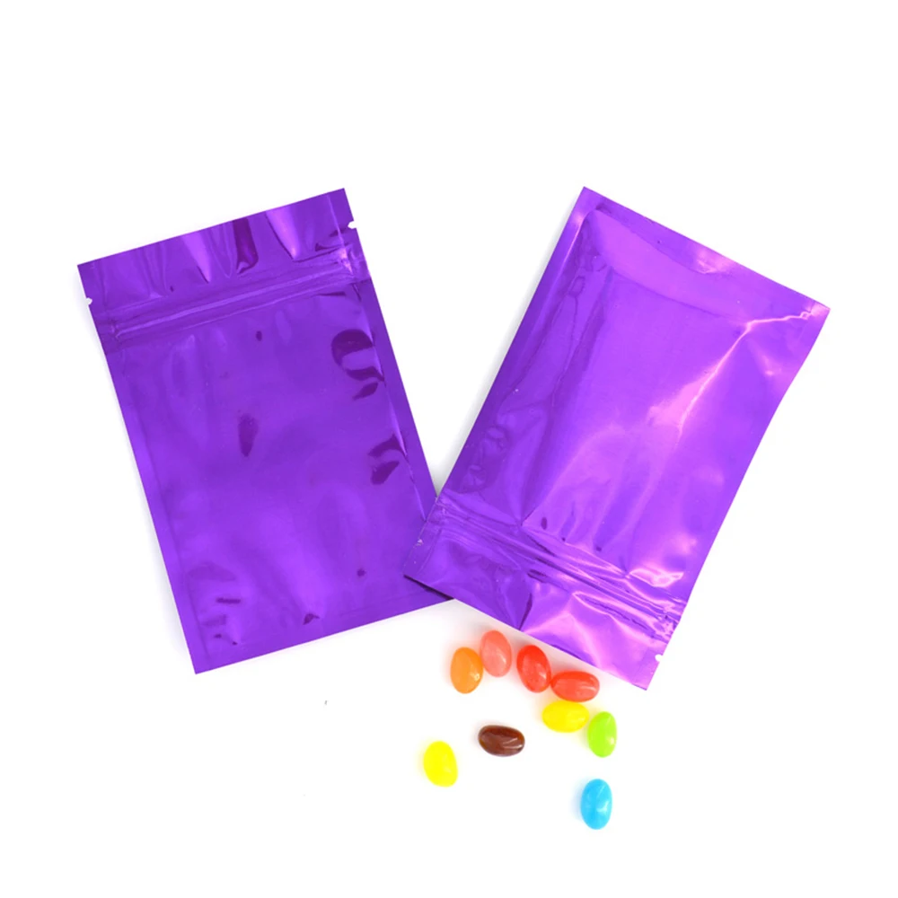 SZHOYO Heat Seal Food Grade Mylar Bags Mini Aluminum Sachet Pouch, bolsas de aluminio