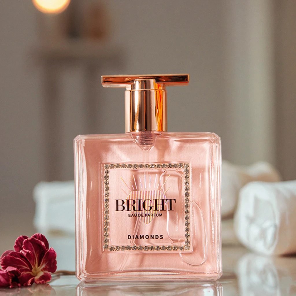SOURCE Factory Goods Bright Diamond Perfume Fresh Long-lasting Light Perfume Rose Fragrance Custom logo