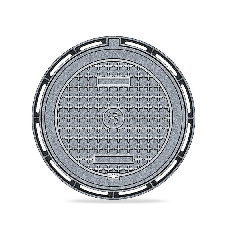 DN900  EN124 telecom ductile iron manhole cover for inspection wells with strong pressure resistance
