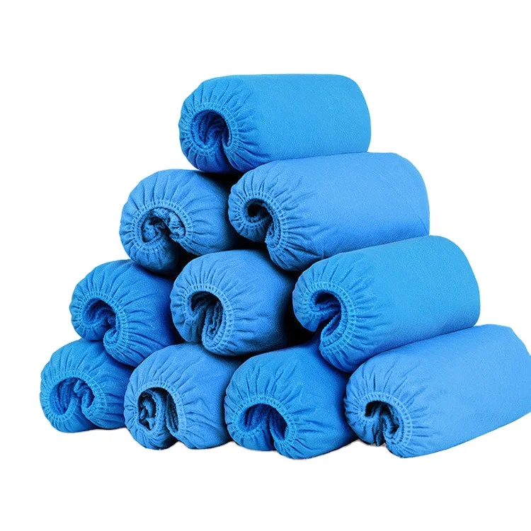 The Newest Disposable Pp Nonwoven Overshoes Cover Nonslip Premium Non woven Plastic CPE Medical Shoe Covers