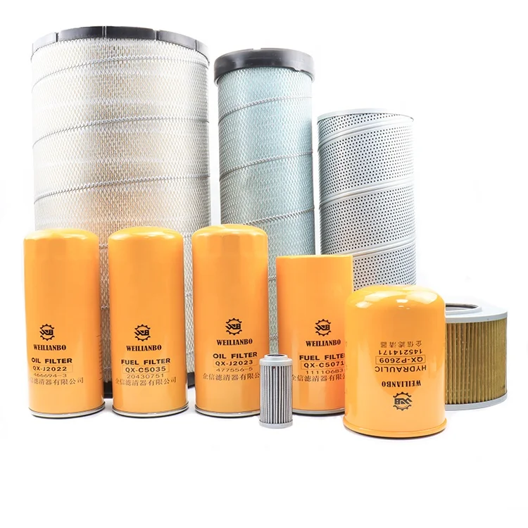 Oil Diesel Hydraulic Oil Inlet Oil Return Pilot Filter Excavator For Doosan Daewoo DX75-9C DX88-9C DX150  DX150-9C  Air Filter