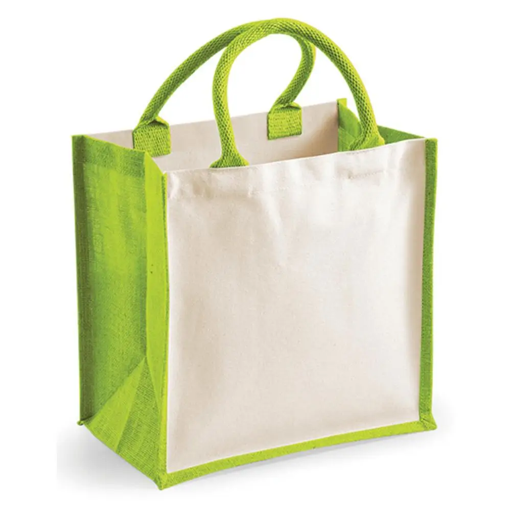 
Wholesale Colorful Promotional Luxury Jute Grocery Hessian Carry Tote Shopping Bag 