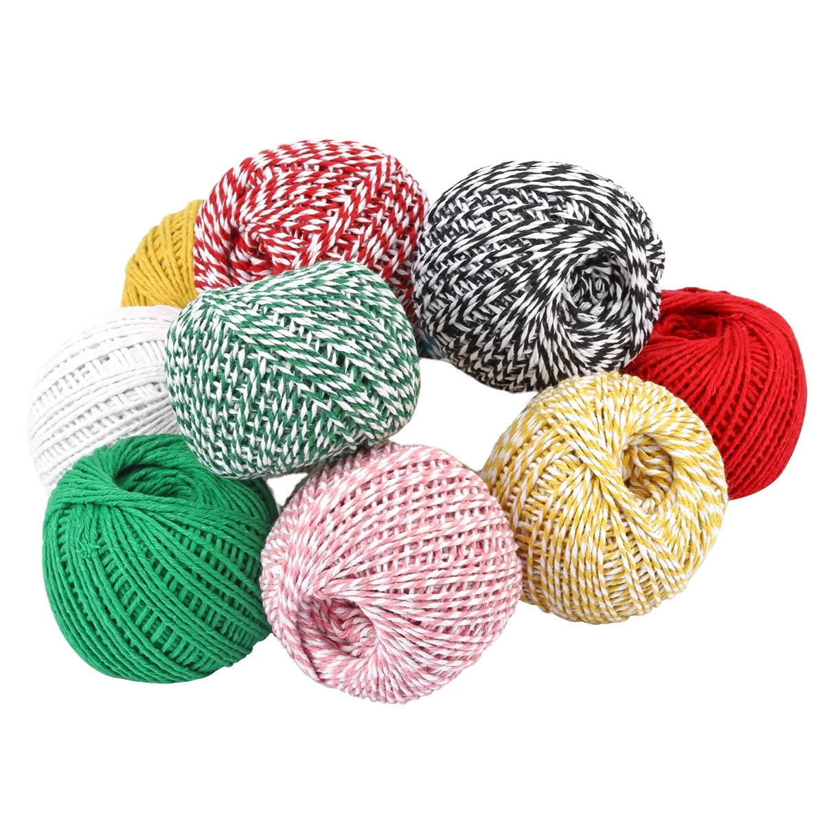 1.5mm cotton rope 1.5mm two color cotton thread Dragon Boat Festival dumpling line dumpling rope festival decoration rope