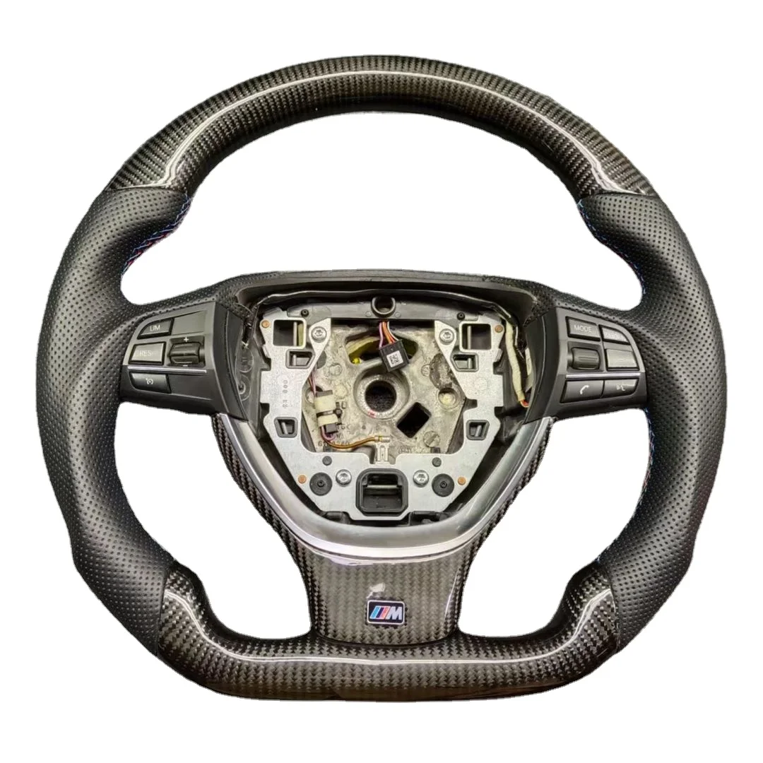 Перфорированная кожа YTcarbon BMW F07 F10 руль из углеродного волокна для 320i 5 серии общее модель рулевого колеса по индивидуальному заказу