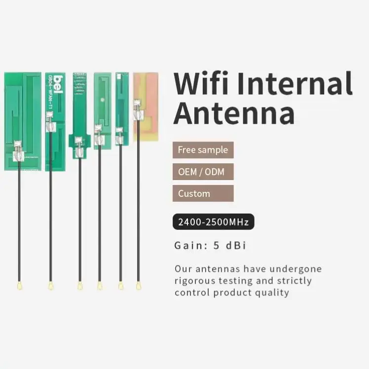 39*13MM Internal High Gain  4g Antenna With Ipex Connector 1.13 Cable Built-in FPC Antenna
