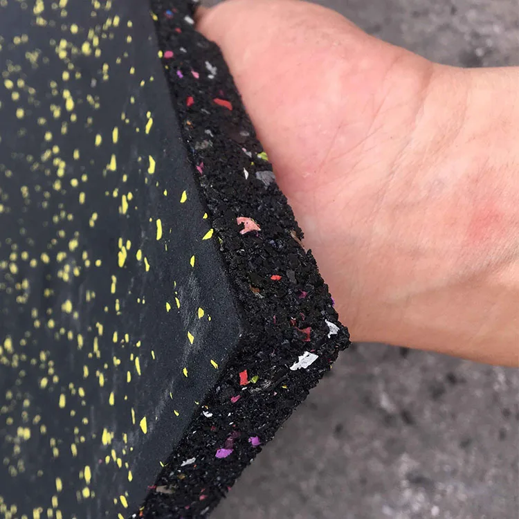 Product Floor Gym Mat Sheet Interlocking Elastic Rubber Tile Rubber Floor Interlock Rubber Mat