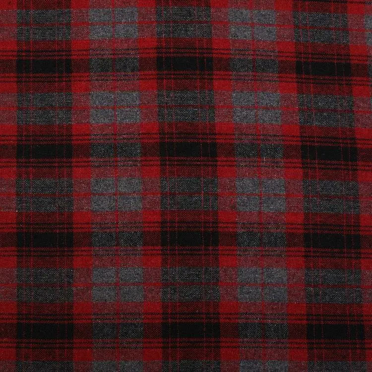 350g/m 240GMS 30%Wool All Season Lightweight Fabric Classic Check Flannel Wool Fabric