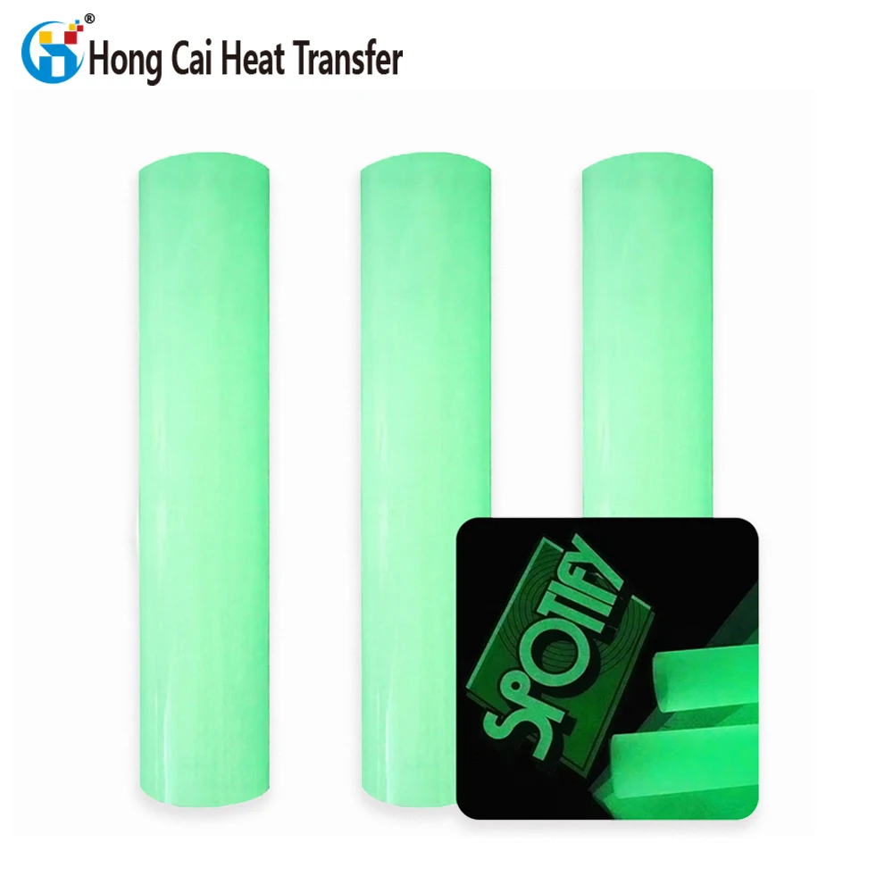 Hot Peel Dtf Luminous Printing Film 0.6*100m Photoluminescent Film Roll Glow-in-dark  PET Heat Transfer Film for Dtf Printer