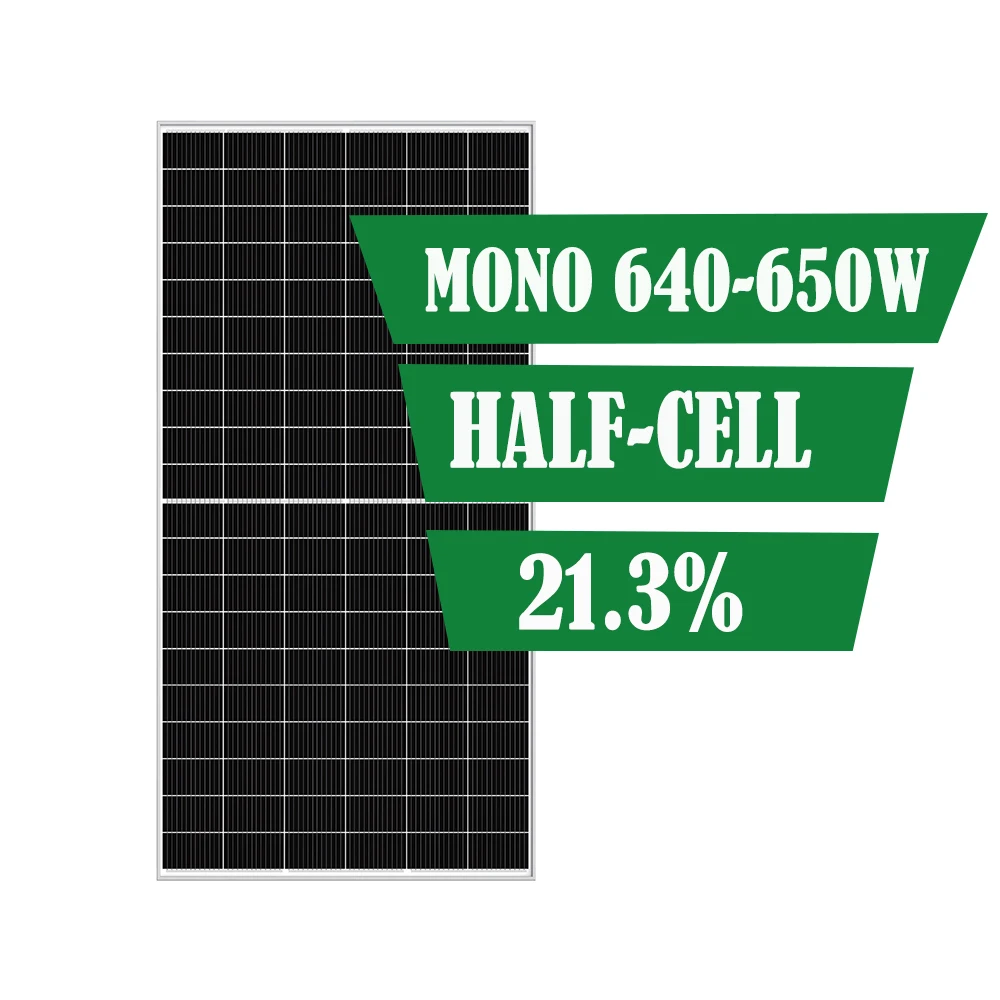 12BB  Monolayer Glass 66Cells 36V 645W 650W 655W 660 W665W Standard Solar Panel mono Solar Panel Manufacture
