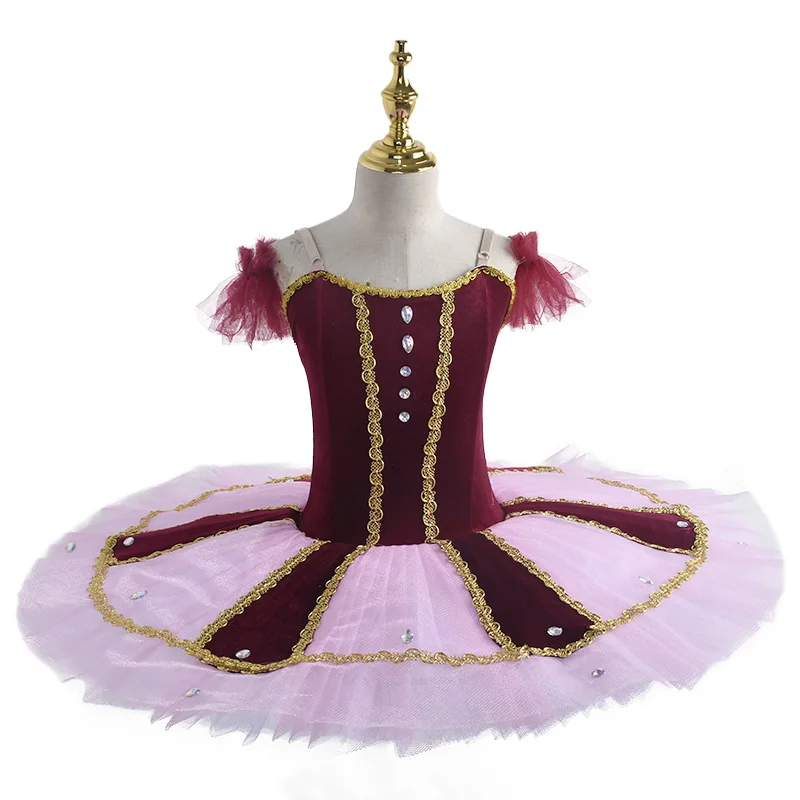 Adult Kids Classic Professional Ballet Tutu White Swan Lake Pancake Tutu Ballerina Party Dance Costumes Ballet Dress Girls Women
