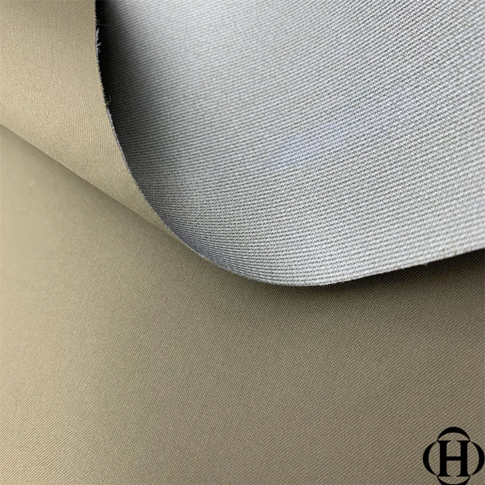 factory price is the cheapest polyester 75d*150d twill  fabric 3-layer anti abrasive waterproof  use for jacket garments