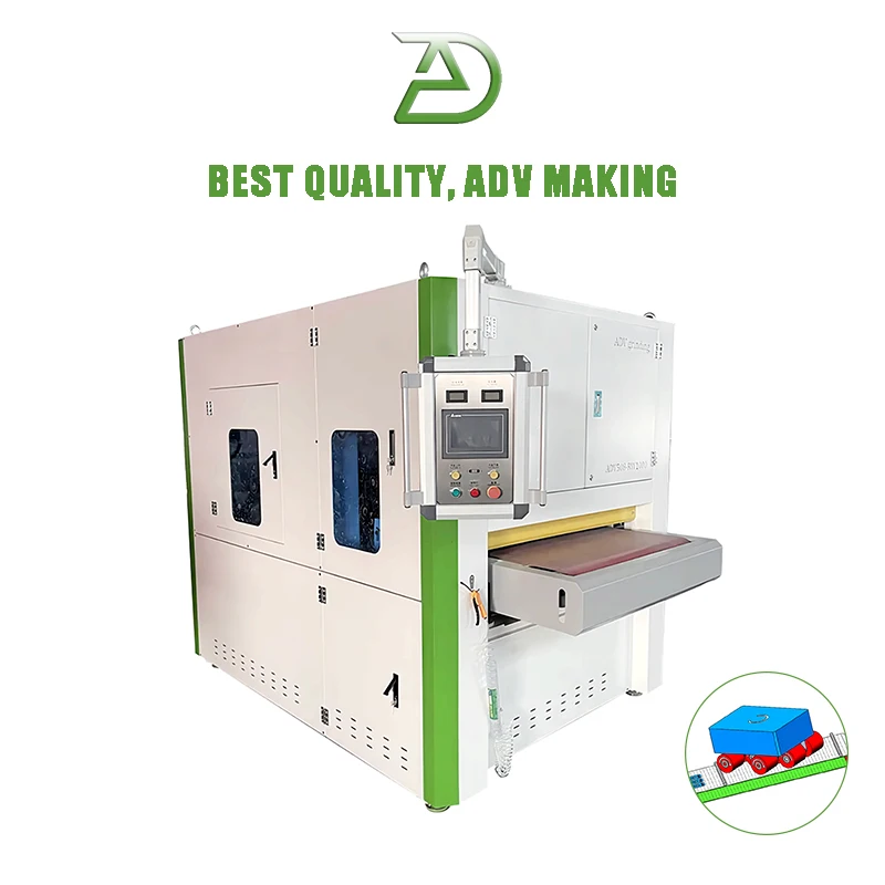 Automatic Metal Sheet Stainless Steel Flat Sheet Deburring Polishing Machine for Remove Dust