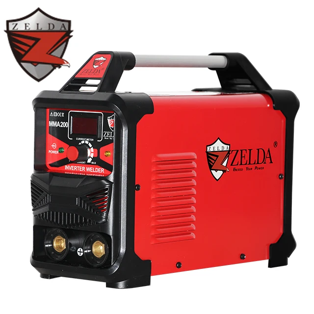 Zelda Arc Welder Mini Igbt инвертор дуговой 200 сварочный аппарат портативный