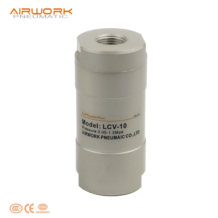 LCV series 1/8 3/8 one way union air compressor aluminium non return check valve 1 inch price