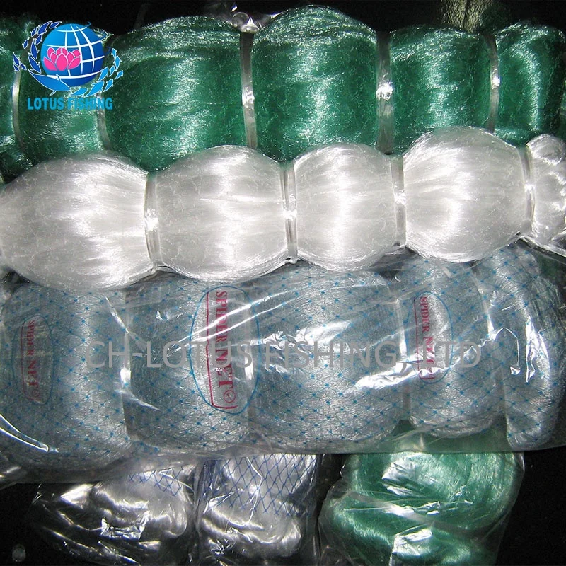 High Quality Personalizable Red Rede De Pesca Monofilament Nylon Fishing Net Trammel Net