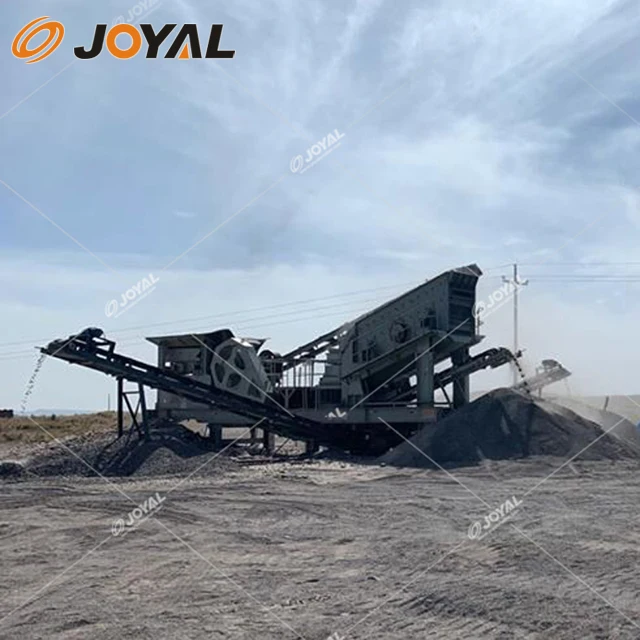 JOYAL Cone mobile crushing station spot How much does a truck-mounted mobile crusher cost?