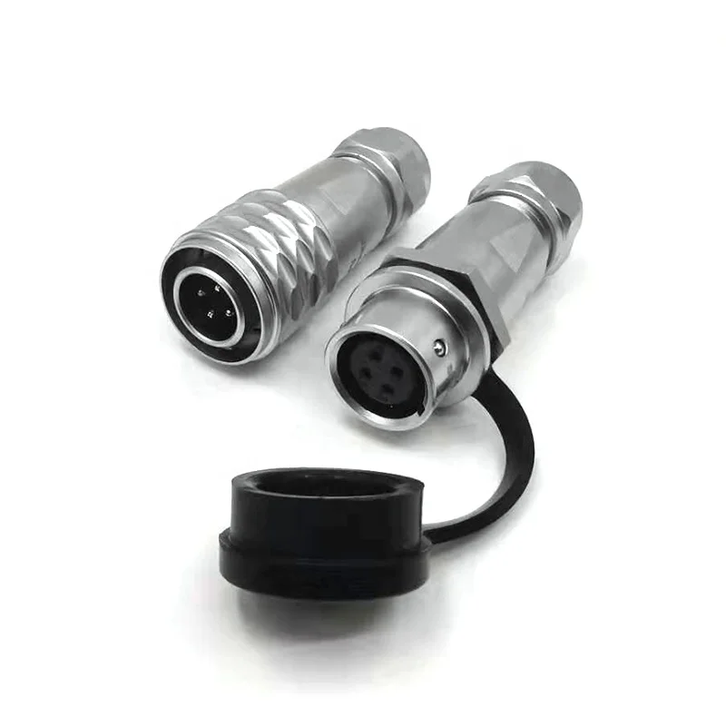 Weipu Sf10 Waterproof IP67 Male to Female 4-Pin Connector for Automotive Use