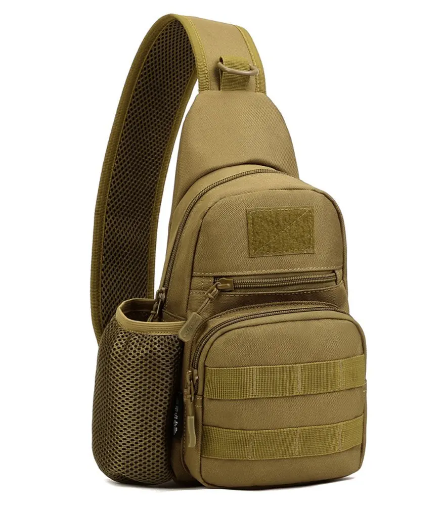 Custom Outdoor 900D Nylon Waterproof Durable Molle Tactical Chest Bag Sling Shoulder Bag