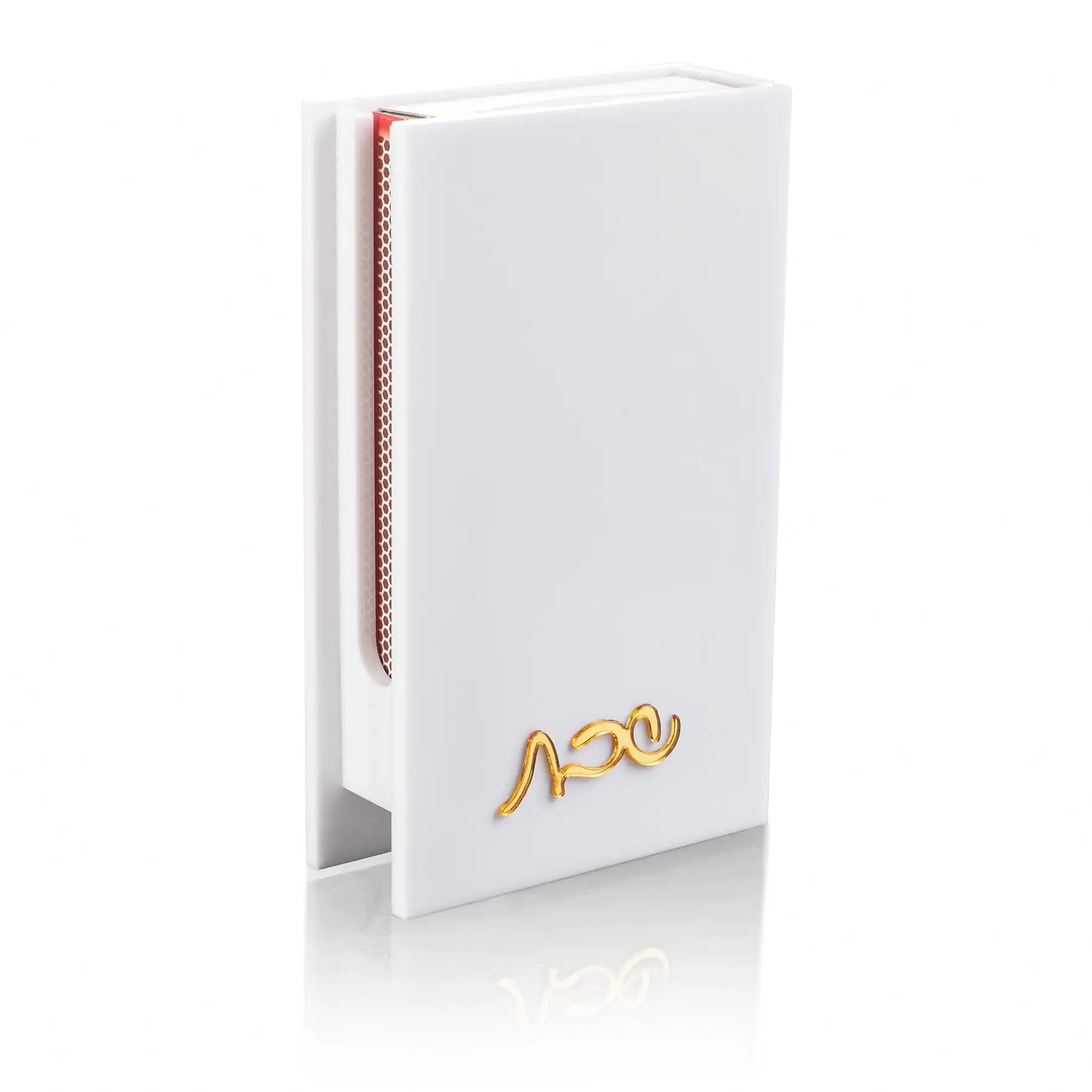 Shabbos Judaica Acrylic Matchbox holder Shabbat Factory Custom Jewish Chanukah Lucite Match box Hanukkah Waterdale Collection