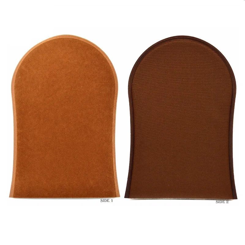 Self tan applicator mitt/reusable tanning glove/self tanne for sunless fake and tanning lotion,cream,mousses