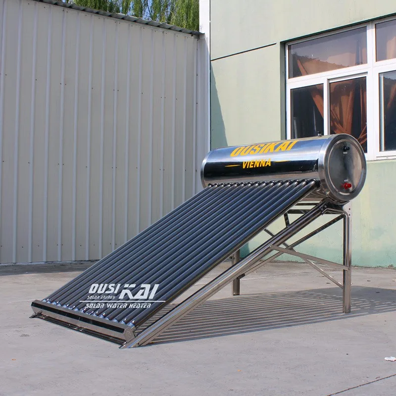 Large capacity pressurized solar water heater