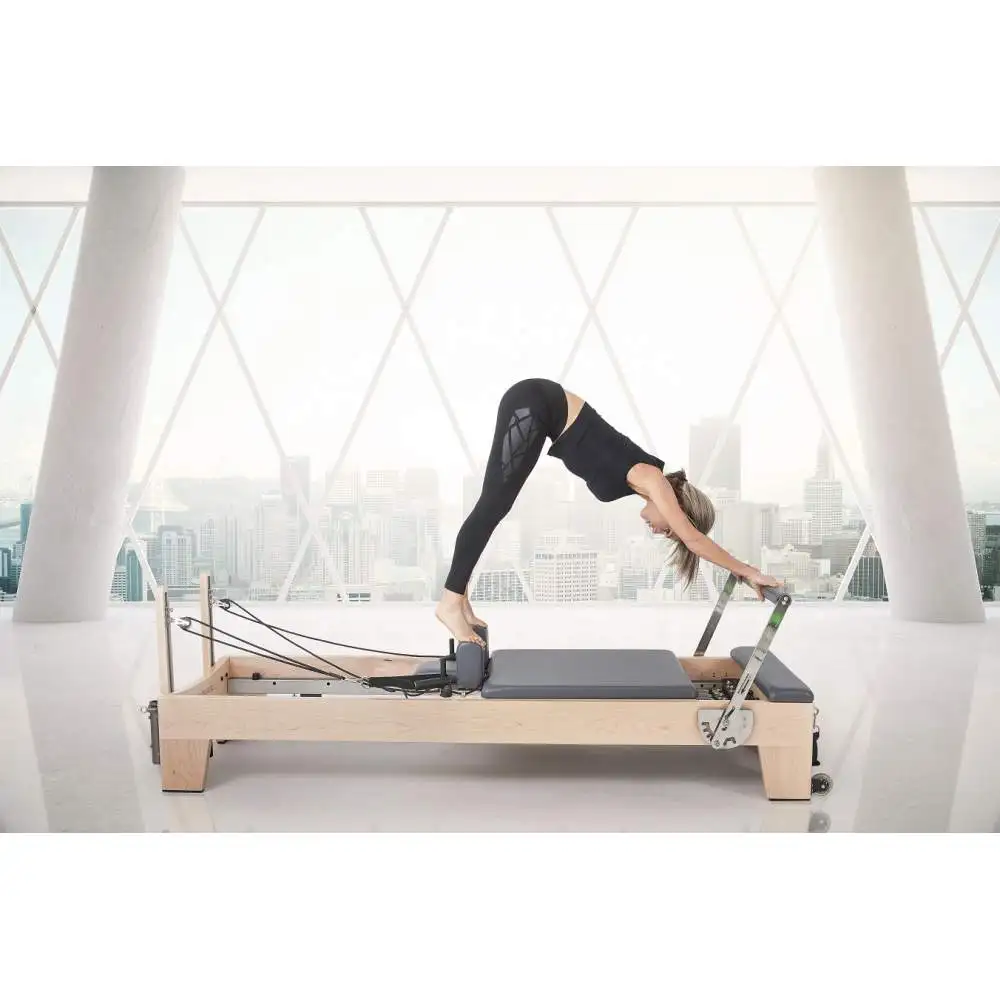 
Gym fitness Exercise equipment balance body yoga exercise wooden pilates reformer for yoga 