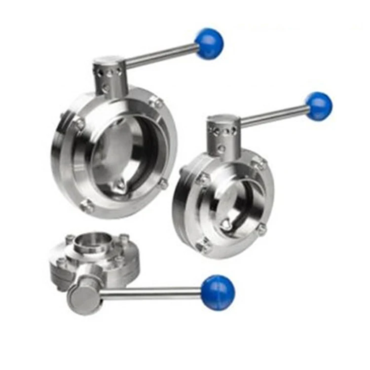 1/2 - 8 Manual Sanitary pneumatic butterfly stainless steel valves butterfly,manual stainless steel butterfly valve