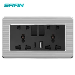 Universal Multi-function Design Electrical Light Switch Buttons and Outlet Socket