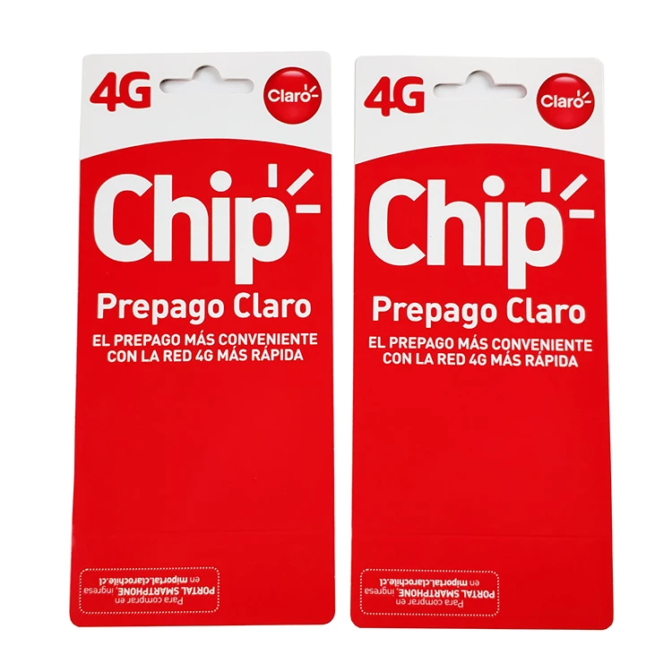 custom 5G SIM card packaging