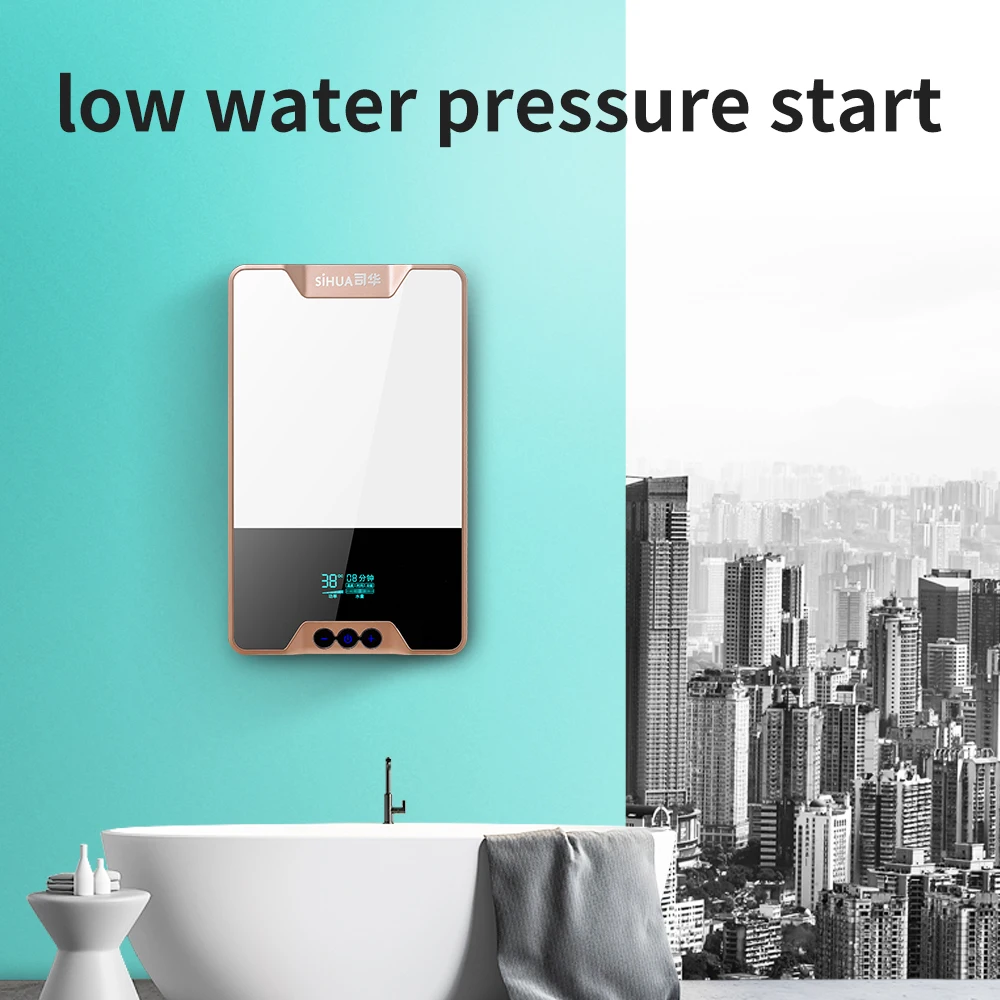 SiHUA  wholesale  hot water tankless instant water heater calentador de agua electrico for shower