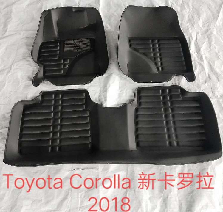 8MM Hot press all weather PVC car floor carpet 5d car floor mat XPE car floor carpet For Geely Okavango 2020