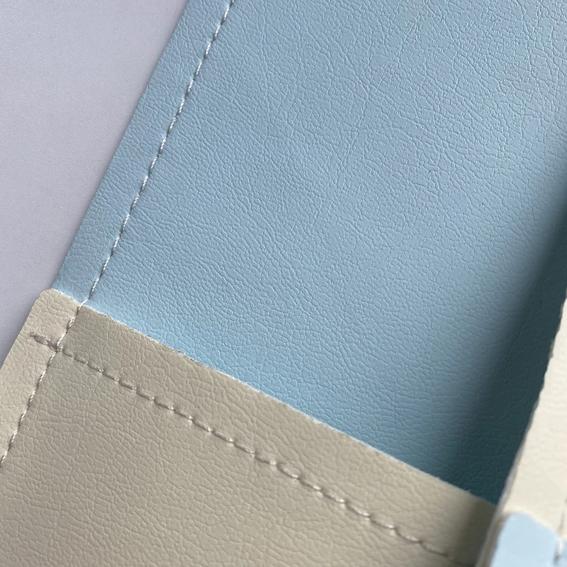 Support small batch ordering Hot same color Solvent-free PU leather Foldable Diaper Changing mat Baby Bib set